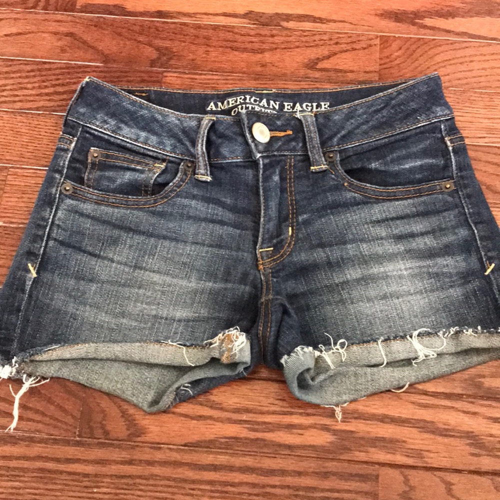 American eagle jean shorts